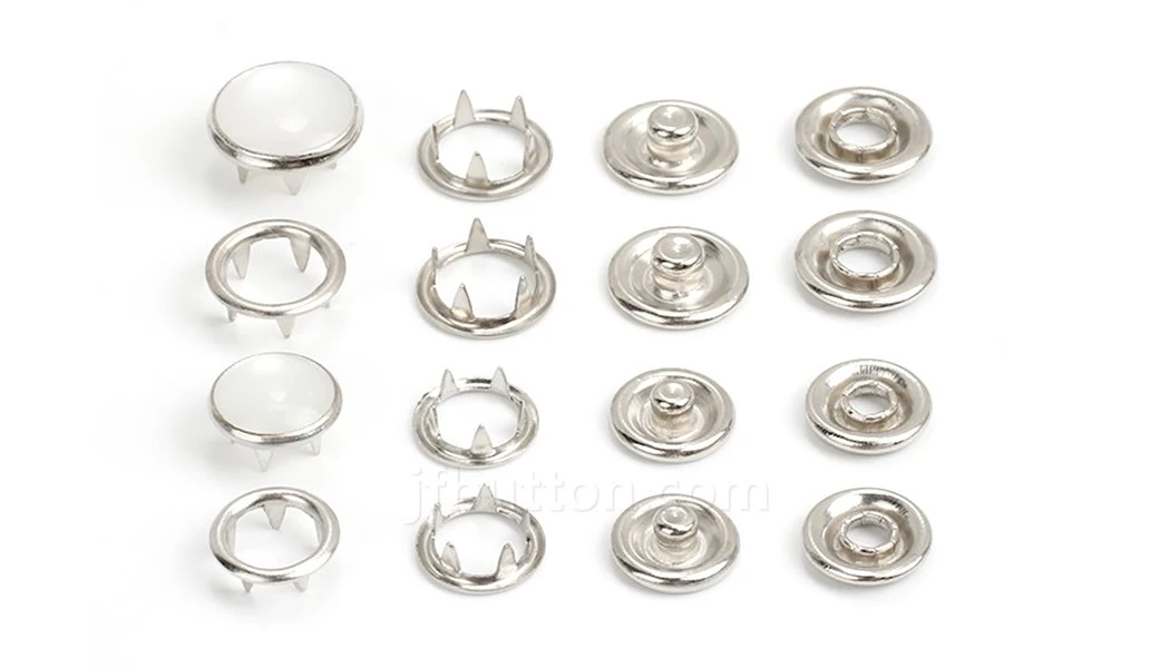 prong ring snap fasteners