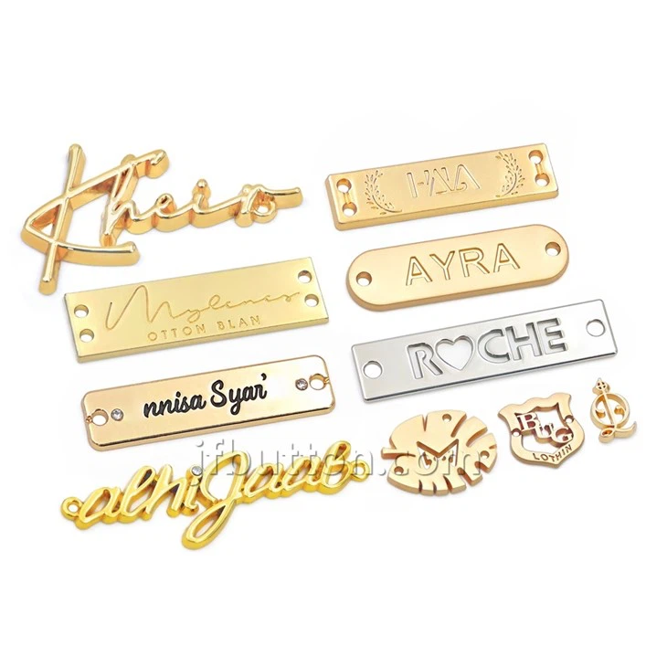 Engraved Metal Clothing Tags