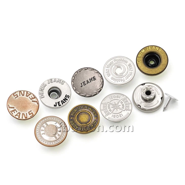 Metal Tack Buttons for Jeans high quality