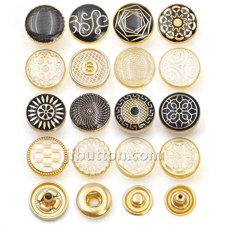 Snap Buttons for Clothing