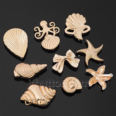 אבזם דקורטיבי מתכת שמלה