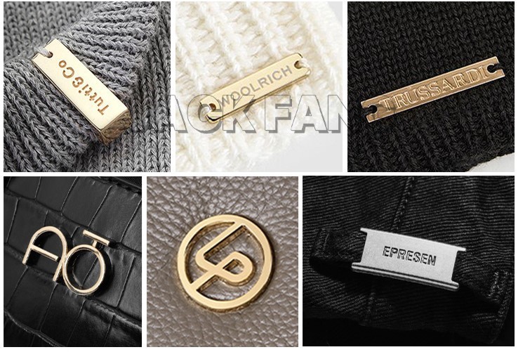 application of metal label application of metal label